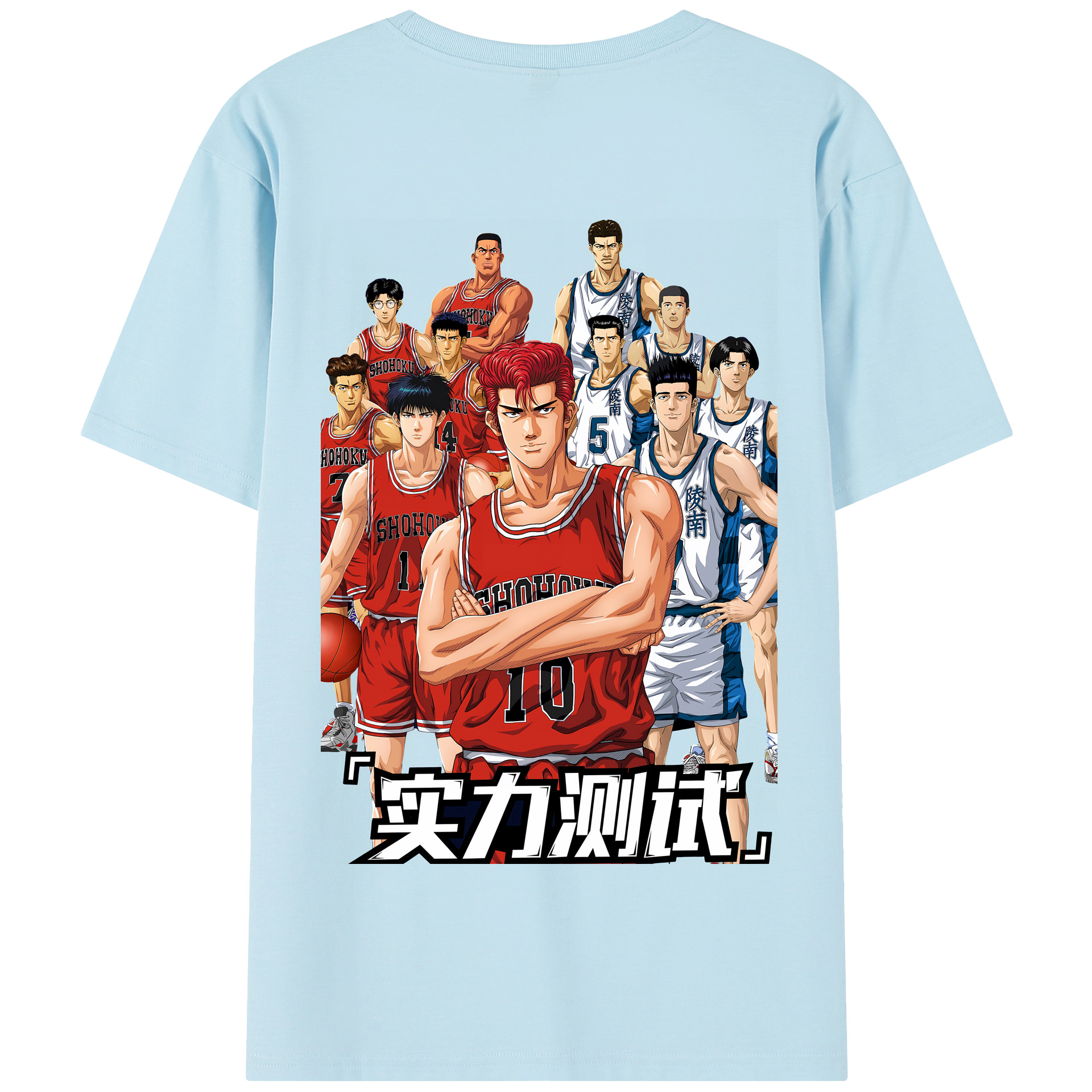（画像用） SLAM DUNK／スラムダンク 綿100％半袖Tシャツ（背面プリント）
